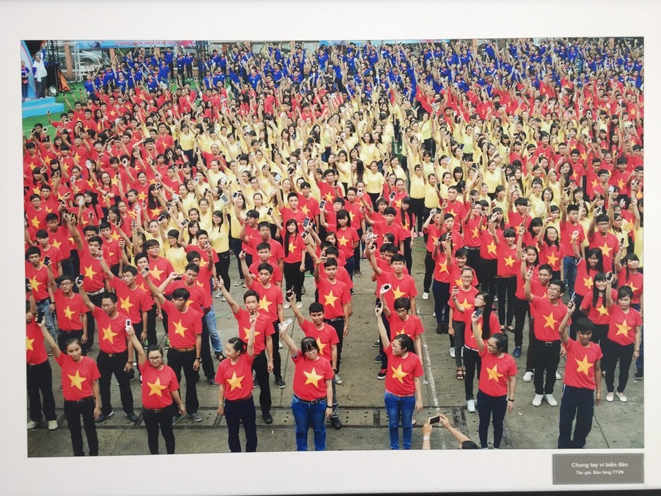 
Hình ảnh “Tuổi trẻ chung ta vì biển đảo” của Bảo tàng Tuổi trẻ Việt Nam
