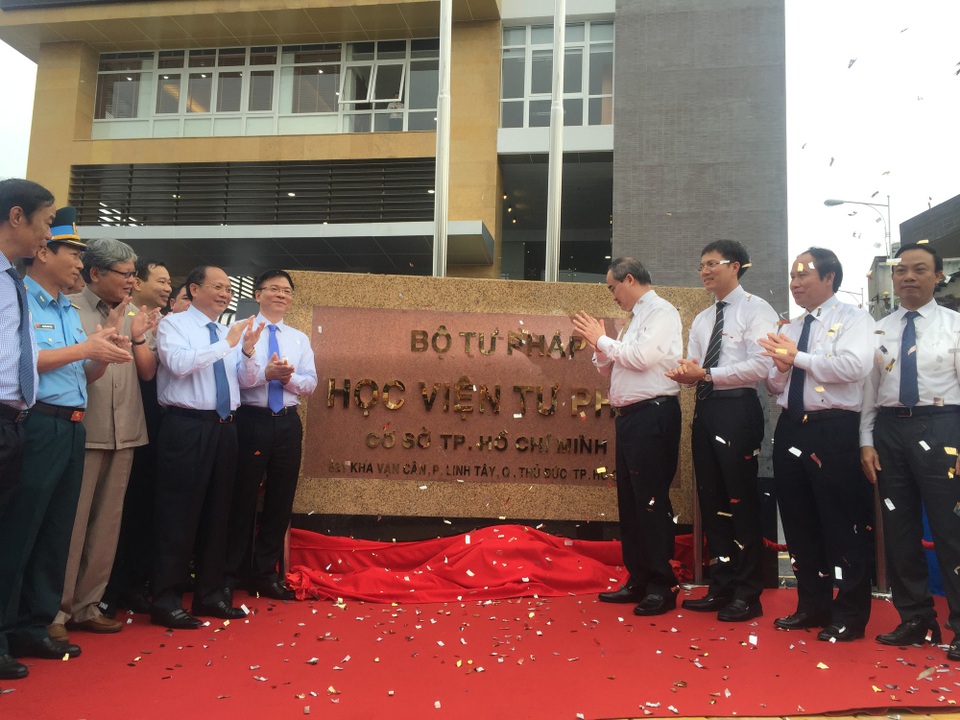 Khánh thành trụ sở mới Học viện Tư pháp tại TPHCM. - 2 Khánh thành trụ sở mới Học viện Tư pháp tại TPHCM. - 2