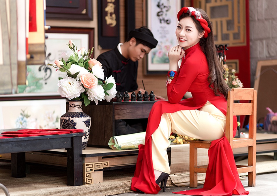 Thiếu nữ Sài Gòn tìm hiểu về tục xin chữ đầu xuân - 9 Thiếu nữ Sài Gòn tìm hiểu về tục xin chữ đầu xuân - 9