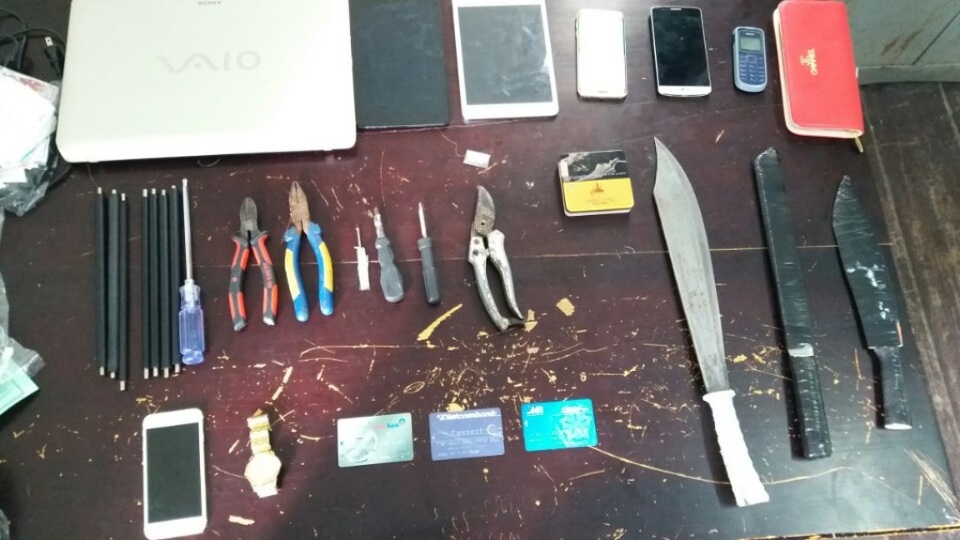 Tang vật cơ quan công an thu giữ được