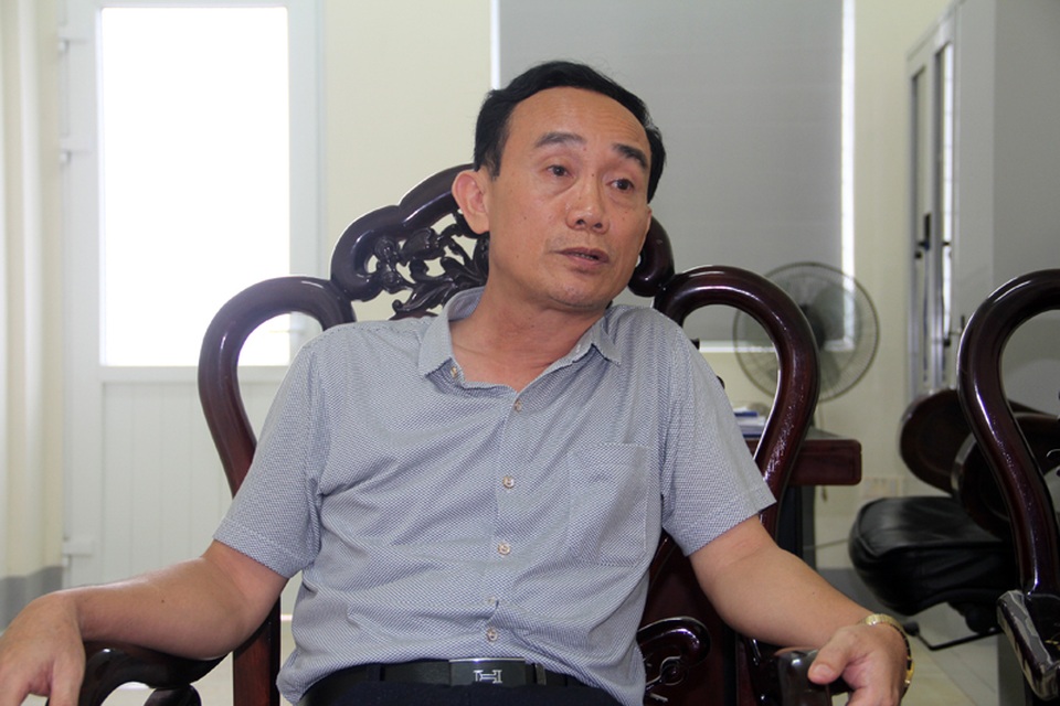 Ông Nguyễn Bá Du làm việc với PV Dân trí vào chiều ngày 14/7.