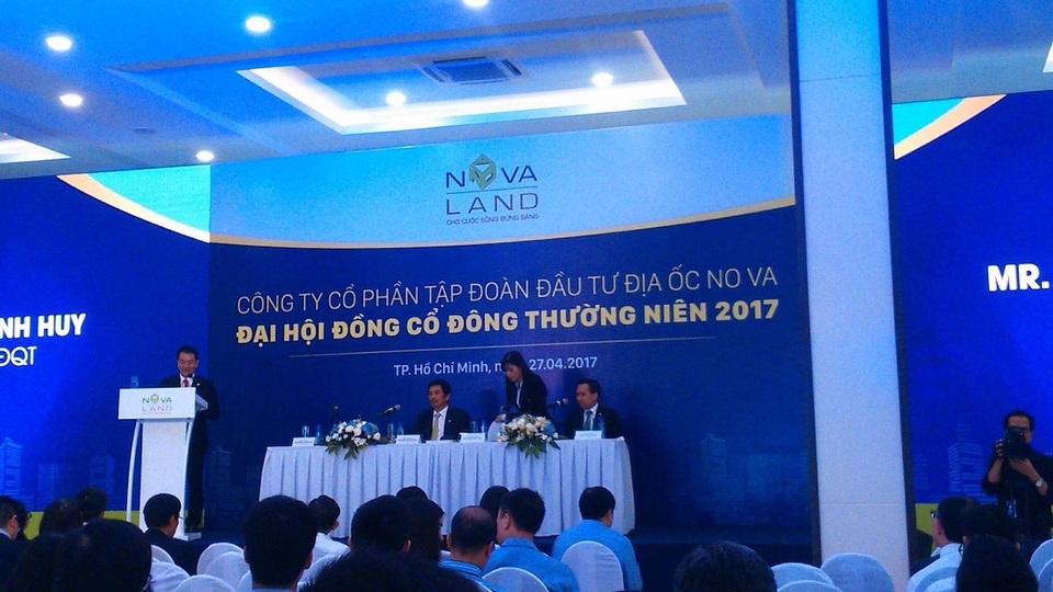 Kế hoạch của năm 2017, Novaland đặt mục tiêu doanh thu thuần tăng 138% so với thực hiện năm 2016