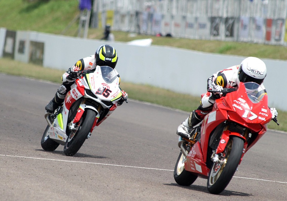 Nội dung thi dành cho xe 250cc