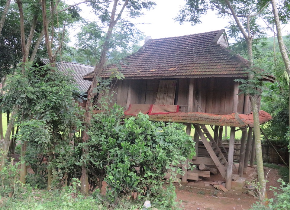 Ngôi nhà của gia đình ông Lô Văn Chương ở bản Tà Sỏi, xã Châu Hạnh, huyện Quỳ Châu, Nghệ An - nơi 5 người trong một gia đình nhập viện sau khi ăn nấm độc.