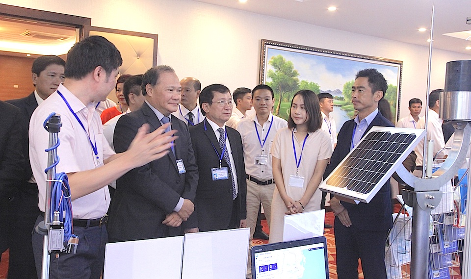 Khai mạc Hội nghị các Quan chức cao cấp APEC về Quản lý thiên tai lần thứ 11 - 6 Các đại biểu thăm quan công trình hồ chứa nước Yên Lập do Viện khoa học thủy lợi Việt Nam - Trung tâm công nghệ phần mềm thủy lợi đảm nhận.