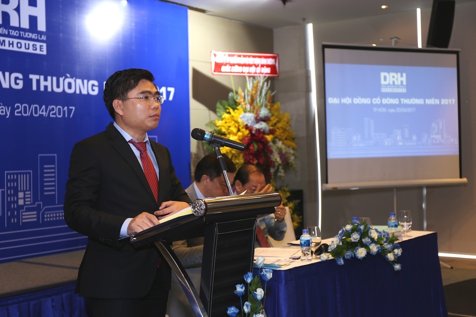 Đại gia phân bón bỏ nghề đi làm bất động sản - 1 HĐQT DRH cho biết, lợi nhuận sau thuế của DRH năm 2016 là 68,9 tỷ đồng vượt 2,7% so với kế hoạch