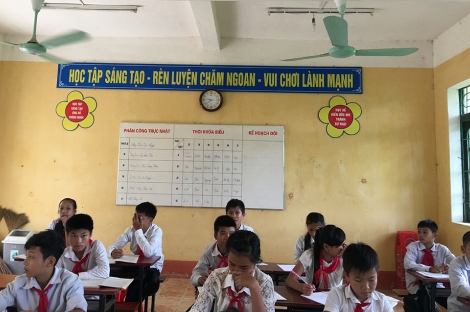 Mô hình VNEN nhìn từ thực tế ở khu vực miền núi - 3 Lớp học VNEN nhìn cũng không khác lớp học truyền thống