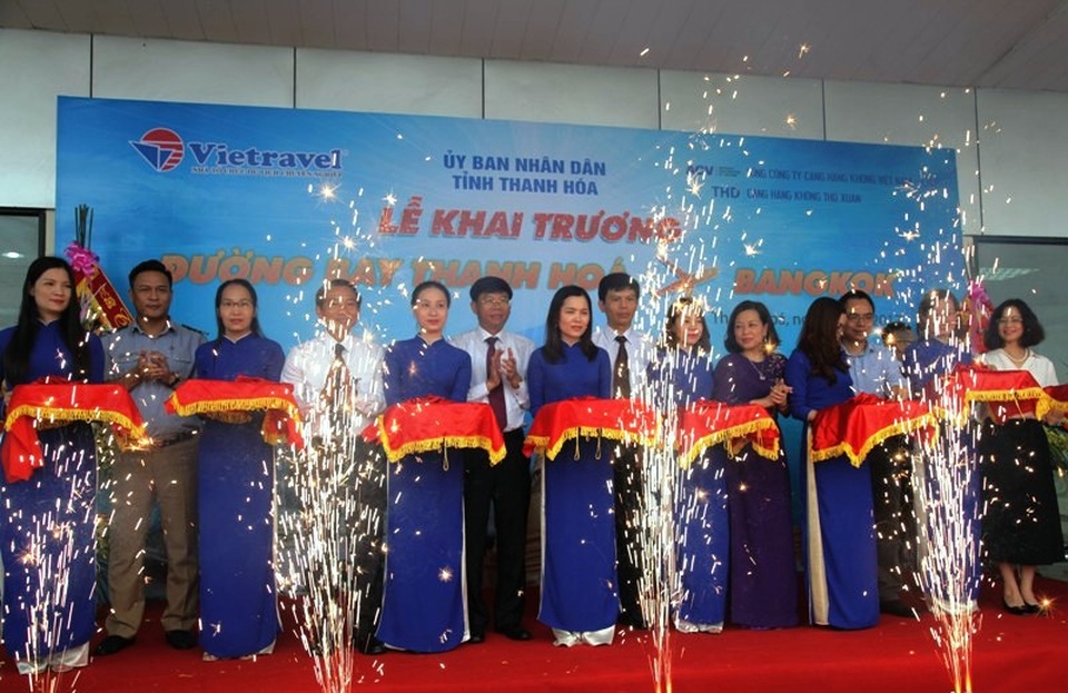 Khai trương đường bay Thanh Hóa - Bangkok