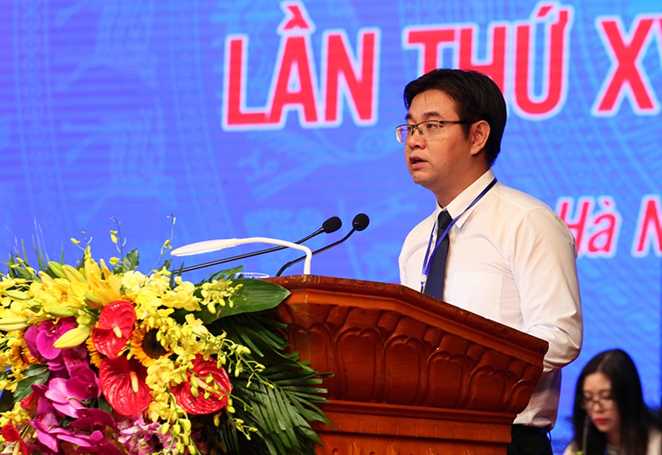 450 đại biểu tham dự Đại hội Đoàn TP.Hà Nội lần thứ XV - 2 Anh Nguyễn Văn Thắng – Uỷ viên BCH Trung ương Đoàn – Thành ủy viên - Bí thư Thành đoàn Hà Nội nhấn mạnh: Đại hội đại biểu Đoàn TNCS Hồ Chí Minh thành phố Hà Nội lần thứ XV, nhiệm kỳ 2017 - 2022 là sự kiện chính trị đặc biệt của tuổi trẻ, đánh dấu bước phát triển mới trong công tác Đoàn và phong trào thanh thiếu nhi Thủ đô.