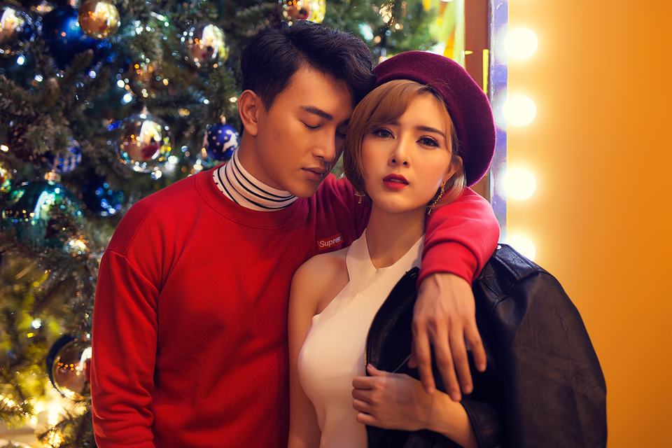 Hoàng Kỳ Nam tình tứ với Lilly Luta trước lễ Noel - 1 Hoàng Kỳ Nam tình tứ với Lilly Luta trước lễ Noel - 1