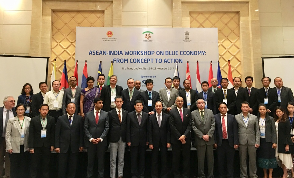 ASEAN - Ấn Độ bàn về kinh tế biển xanh tại TP. Nha Trang - 1 Các đại biểu ASEAN - Ấn Độ tham dự Hội thảo tại Nha Trang