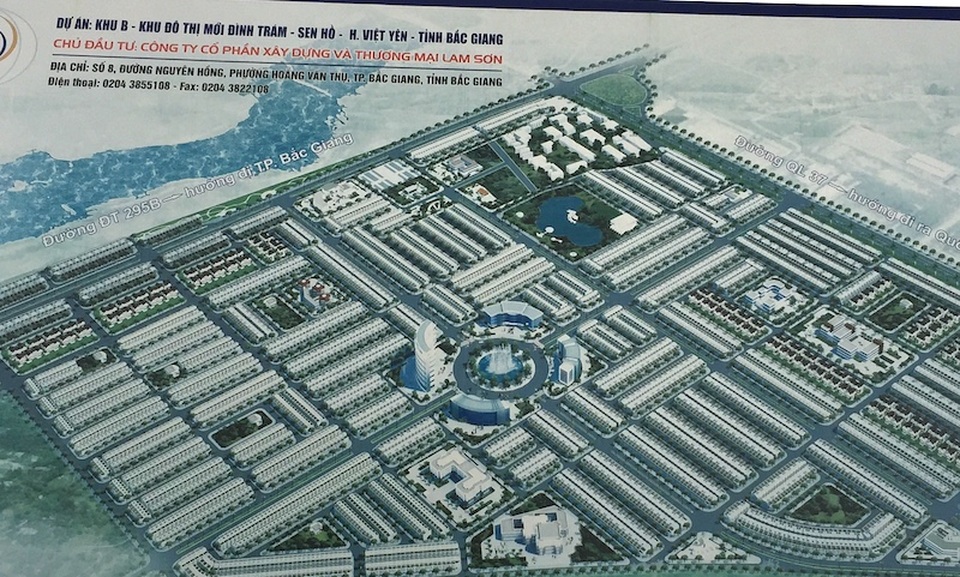 Chỉ đạo đặt quyền lợi của người dân lên cao nhất trong việc thu hồi đất - 2
Dự án xây dựng Khu đô thị Đình Trám - Sen Hồ tại huyện Việt Yên!