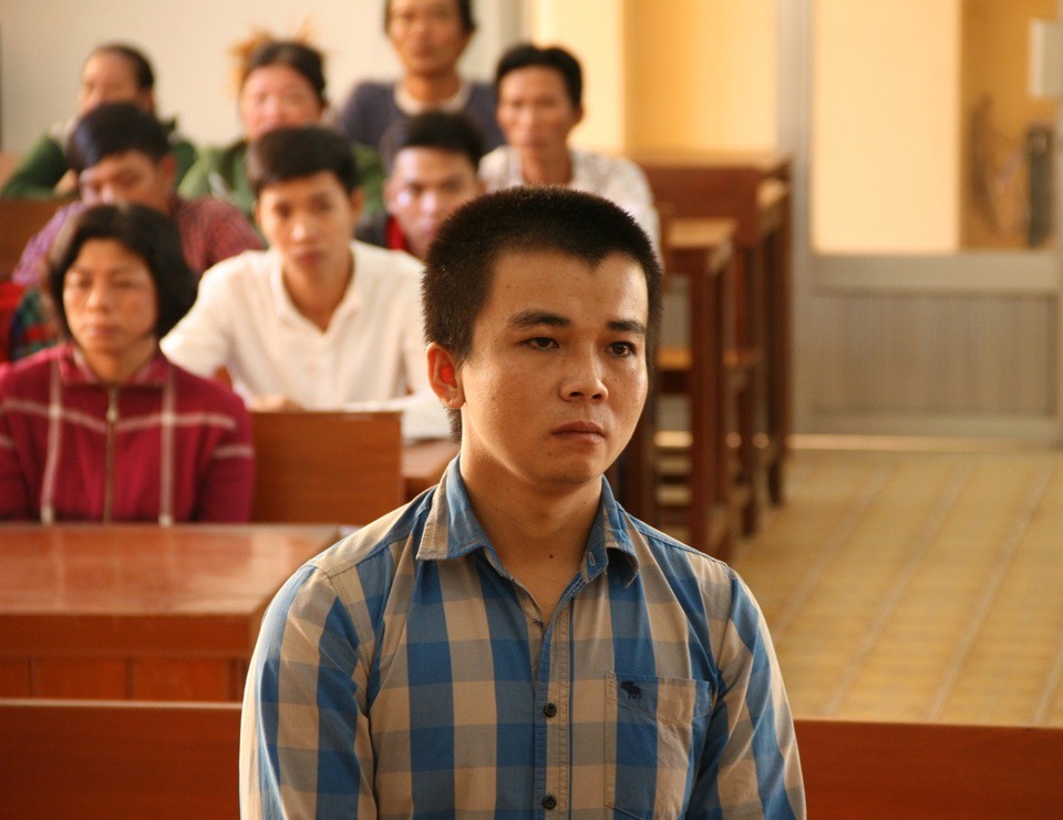 Bị cáo Nguyễn Việt Thống tại phiên tòa