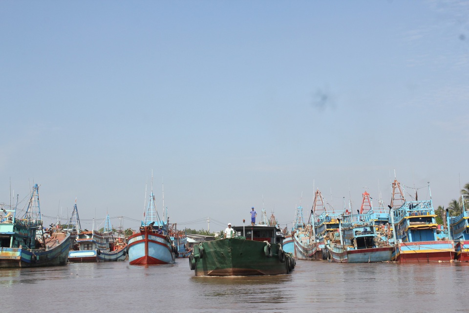Ảnh hưởng bão Tembin, Cần Thơ, Bến Tre, Sóc Trăng bắt đầu mưa - 2 Tàu thuyền được di chuyển về nơi neo đậu an toàn