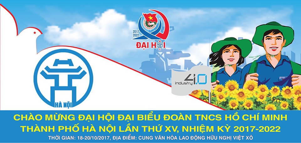 Đại hội đại biểu Đoàn TNCS Hồ Chí Minh TP.Hà Nội, nhiệm kỳ 2017 -2022 được tổ chức từ ngày 18-20/10 tại Cung Văn hóa lao động hữu nghị Việt Xô (18,19/10) và Nhà văn hóa Học sinh – Sinh viên (20/10).