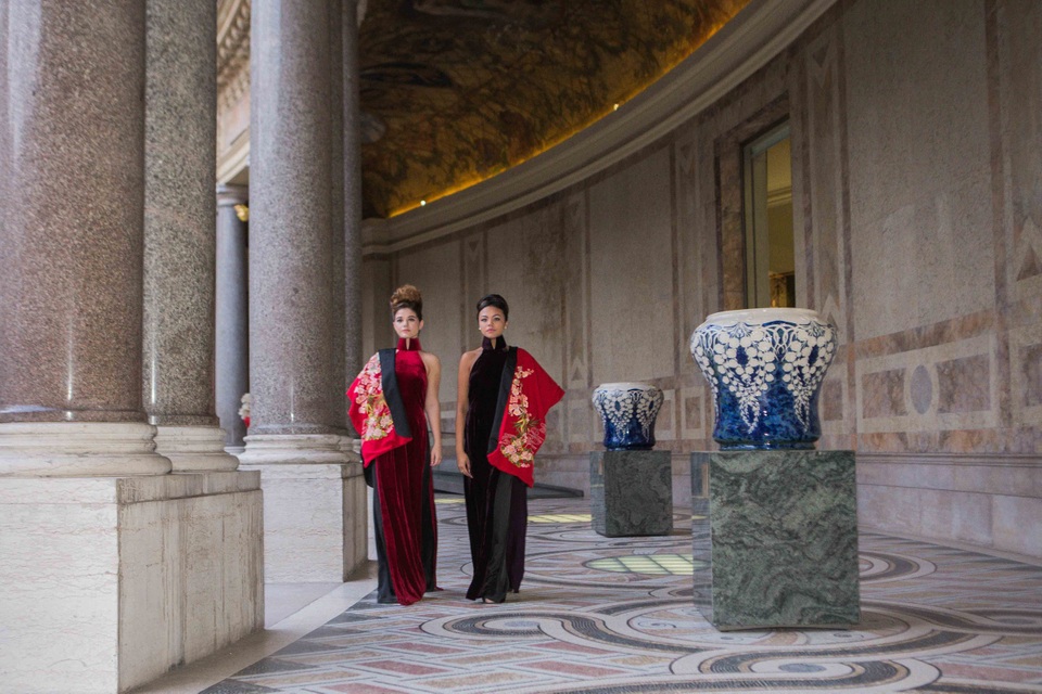 Người mẫu Tây duyên dáng với áo dài - 6 Người mẫu Tây duyên dáng với áo dài - 6