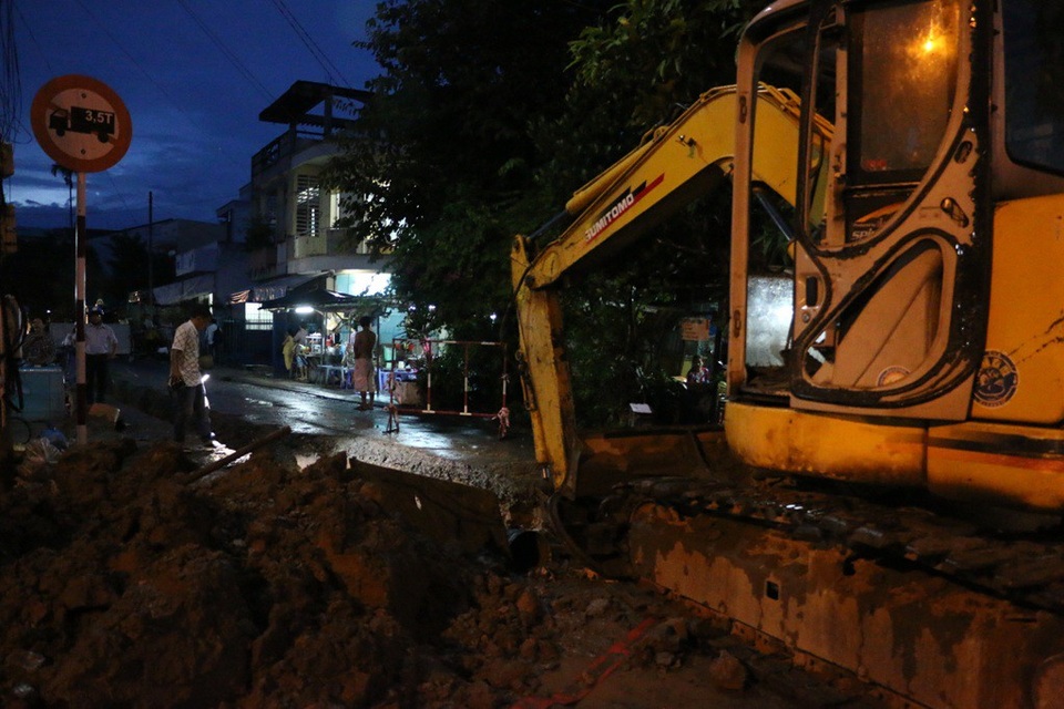 Sập hố công trình xử lý nước thải, hai anh em ruột thương vong - 1 
Hiện trường xảy ra vụ việc