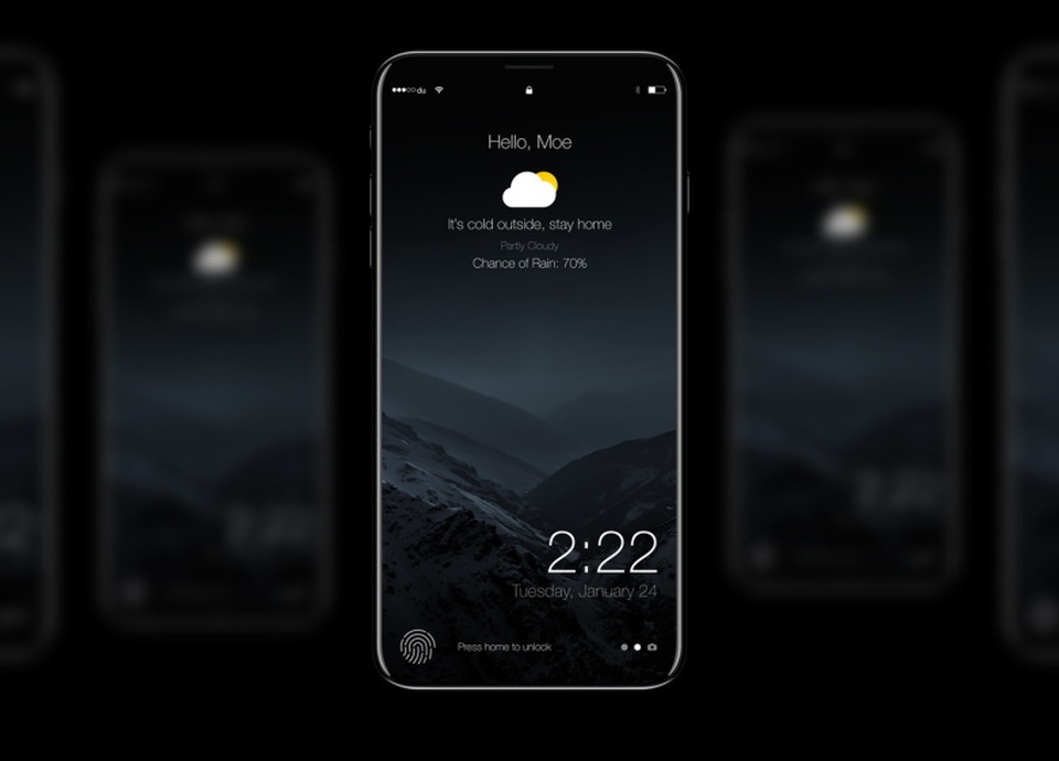 Apple sẽ đưa cảm biến vân tay mới hoàn toàn lên iPhone 8 - 1 Apple sẽ đưa cảm biến vân tay mới hoàn toàn lên iPhone 8 - 1