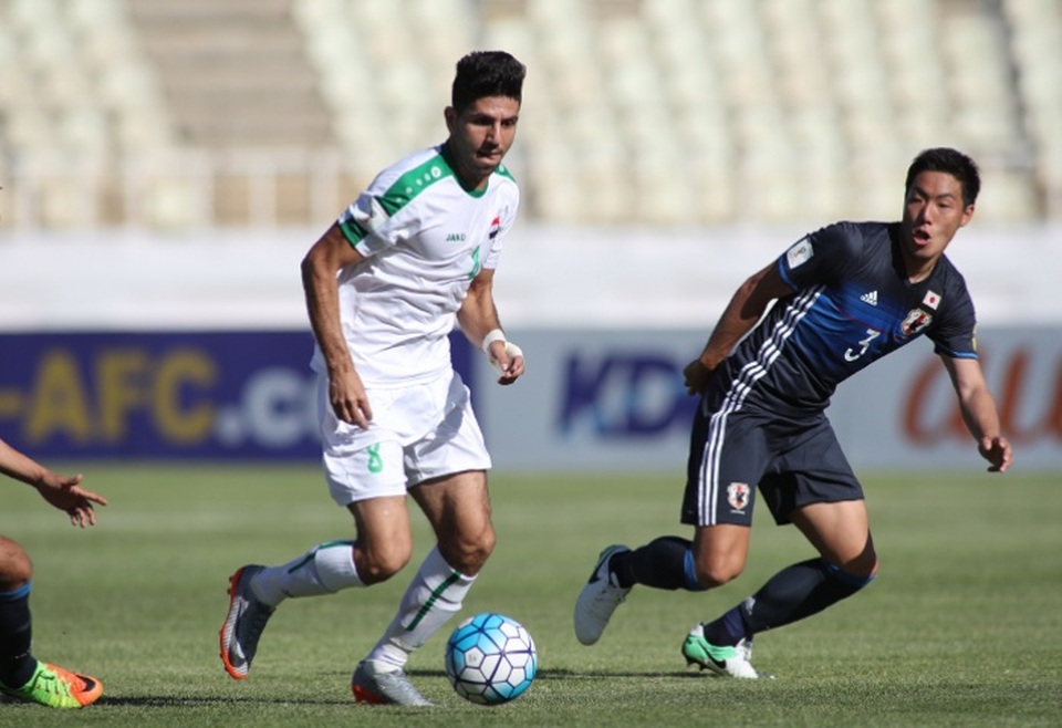 Nhật Bản hoà Iraq trên sân trung lập