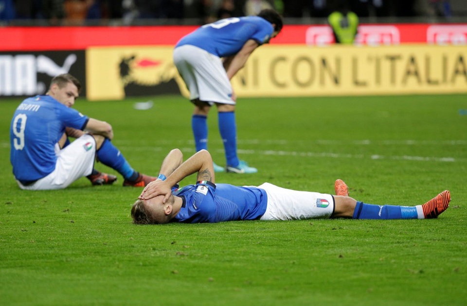 Italia không thể dự World Cup 2018: Đừng khóc cho Azzurri! - 1 Italia lỡ hẹn với World Cup lần đầu tiên sau 60 năm