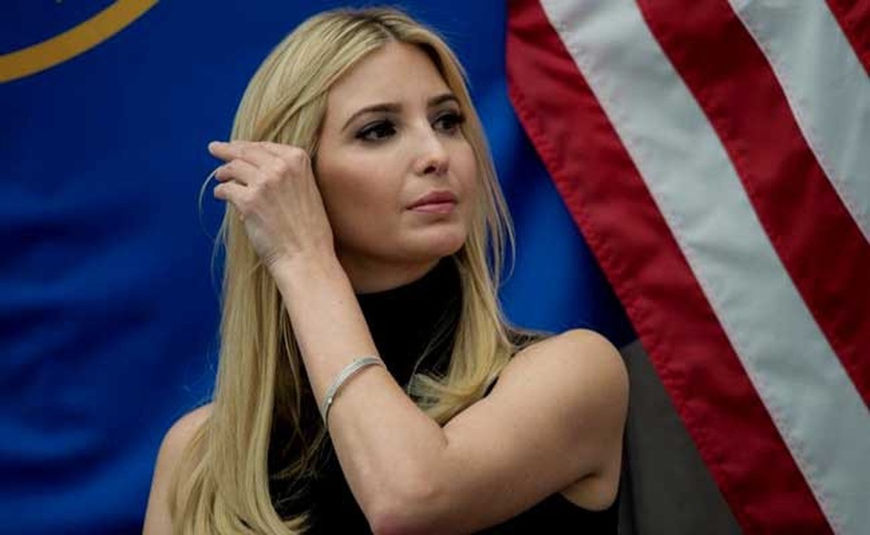 Con gái ông Trump được bảo vệ như tổng thống khi tới Ấn Độ - 1
Con gái lớn Tổng thống Mỹ Donald Trump, cô Ivanka (Ảnh: Reuters)
