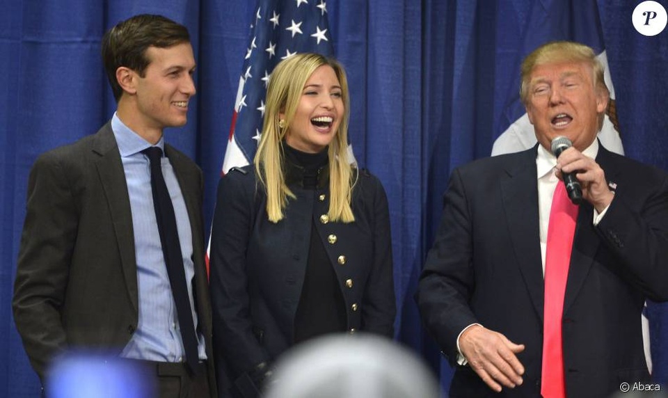 Cặp đôi quyền lực mới ở Nhà Trắng - 2
Ông Trump xuất hiện cùng con gái và con rể trong chiến dịch tranh cử tổng thống (Ảnh: Purepeople)