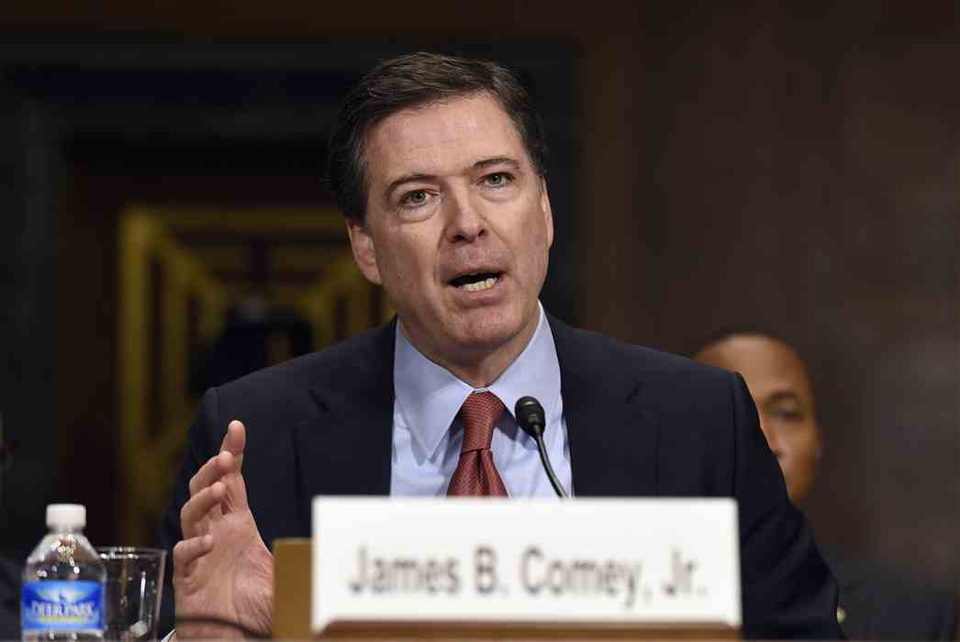 Cựu Giám đốc FBI hoãn điều trần về nghi vấn mối quan hệ Trump-Nga - 1 Cựu Giám đốc FBI James Comey (Ảnh: Reuters)