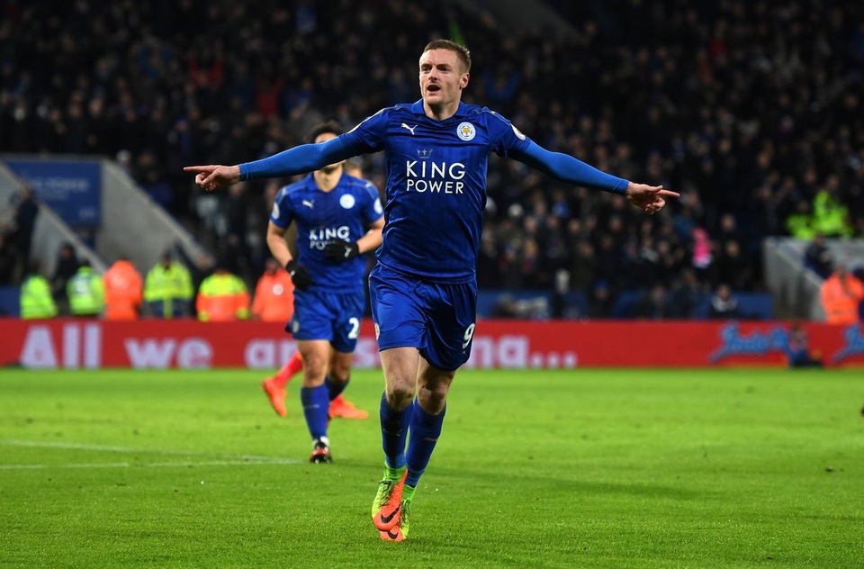 Những "kẻ phản bội" của Leicester được vinh danh ở vòng 26 Premier League - 3 Jamie Vardy lập cú đúp vào lưới Liverpool