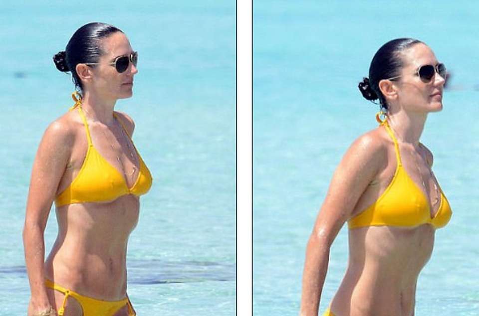 Ngưỡng mộ dáng thon của minh tinh 47 tuổi - 1
Jennifer Connelly khoe dáng chuẩn trong kỳ nghỉ tại Formentera, Ibiza, Tây Ban Nha ngày 17/8 vừa qua