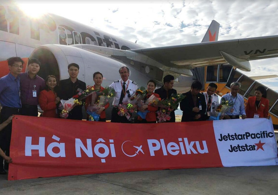 Jetstar Pacific khai trương đường bay Hà Nội - Pleiku - 1 Jetstar Pacific khai trương đường bay Hà Nội - Pleiku - 1