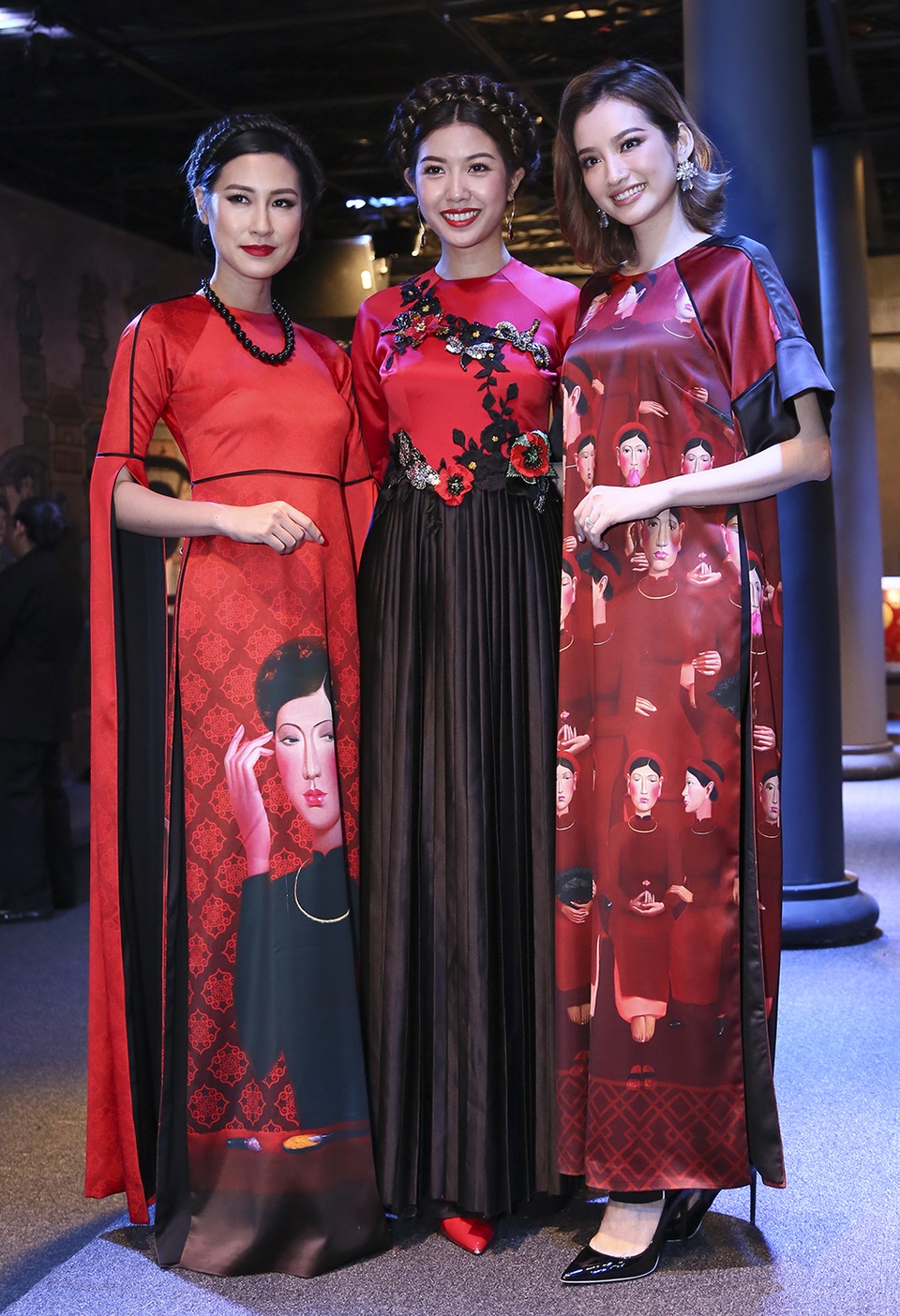 Á hậu Lệ Hằng, Diễm Hương kín đáo với áo dài xưa - 10 Người đẹp Kathy Uyên, Thúy Vân và Trúc Diễm