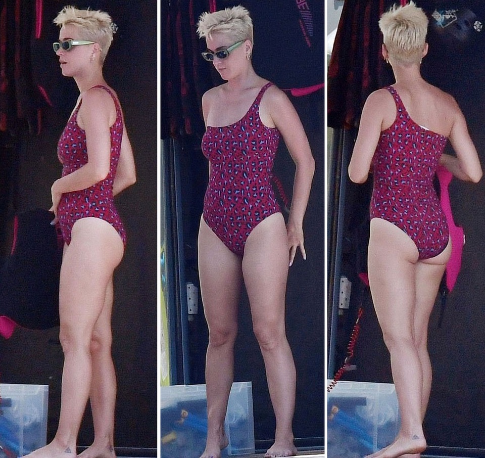 Katy Perry khoe dáng gợi cảm trong kỳ nghỉ cùng "hội chị em" - 3
Nữ ca sĩ 32 tuổi diện một bộ áo tắm sành điệu và đúng xu hướng thời trang năm nay.