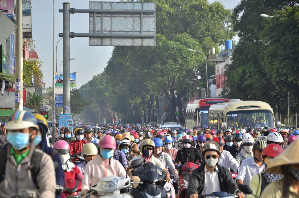 kẹt xe cửa ngõ sân bay