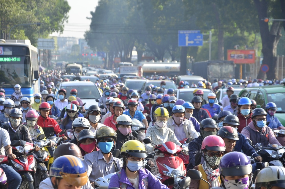 kẹt xe cửa ngõ sân bay