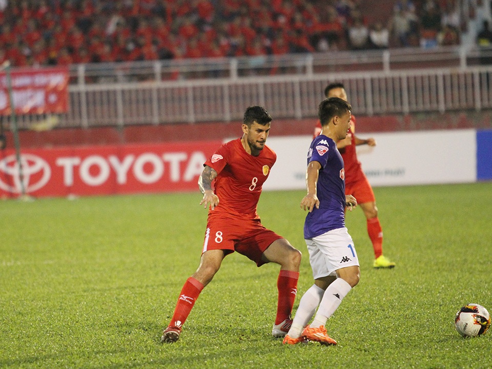 Thành Lương thi đấu khá hay trong trận này, là người ghi bàn mở tỷ số