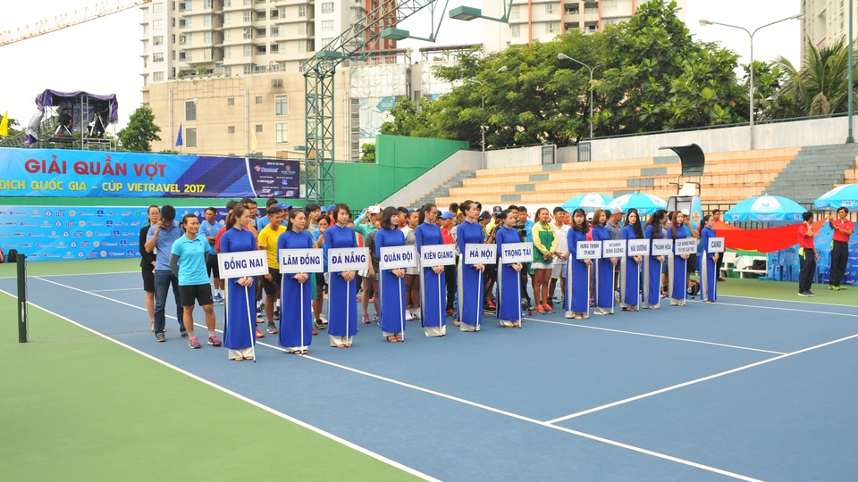 Khai mạc giải quần vợt vô địch quốc gia 2017 - 1 Khai mạc giải quần vợt VĐQG 2017