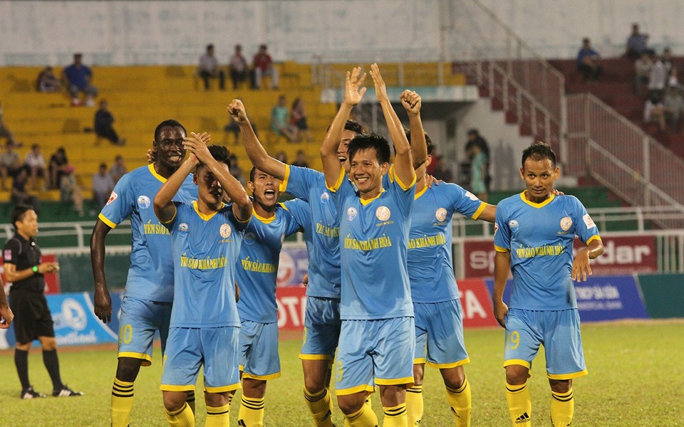 Các đội bóng của bầu Hiển chiếm lợi thế để vô địch V-League - 2 Khó có chuyện Khánh Hoà leo đến cùng trong cuộc đua giành ngôi vô địch (ảnh: Trọng Vũ)