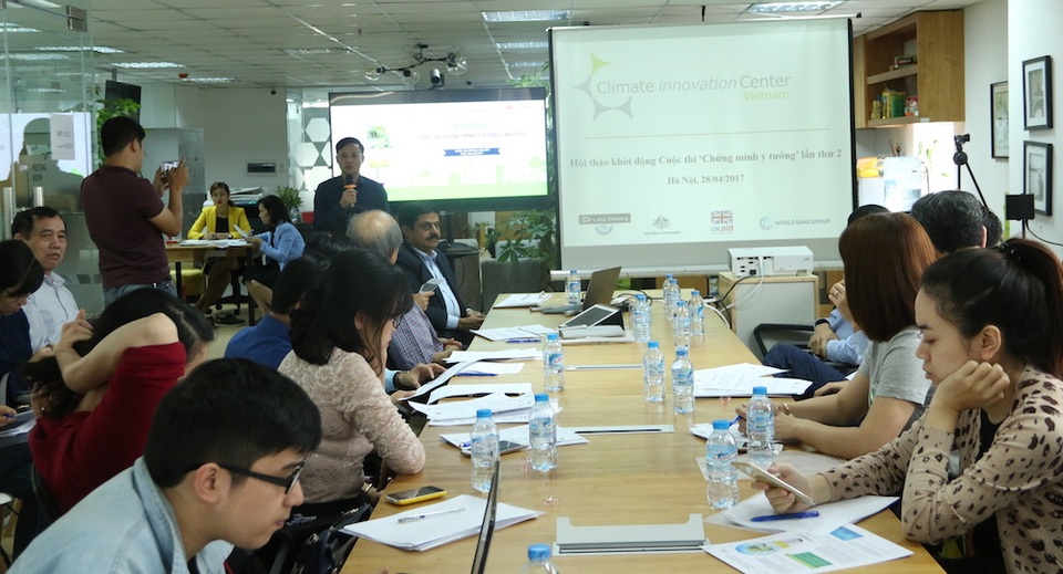 Khởi động cuộc thi Chứng minh ý tưởng lần 2 tại Việt Nam - 1 Buổi khởi động cuộc thi Chứng minh ý tưởng lần 2 về biến đổi khí hậu tại Việt Nam