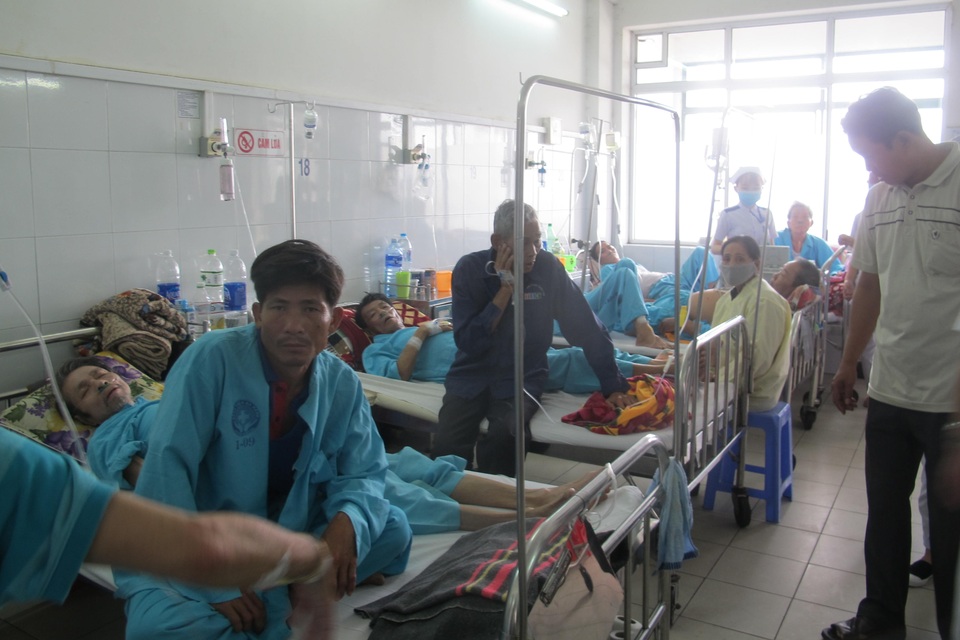 Tại Khoa Nội hô hấp và miễn dịch dị ứng, phần lớn các bệnh nhân phải nằm 2 người/giường 