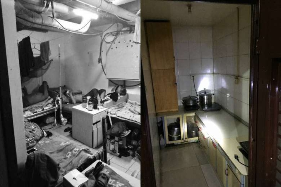 Trung Quốc phát hiện khu ổ chuột 400 dân ở tầng hầm chung cư cao cấp - 1 Nội thất bên trong khu ổ chuột dưới lòng đất ở Bắc Kinh, Trung Quốc. (Ảnh: JXNEWS)