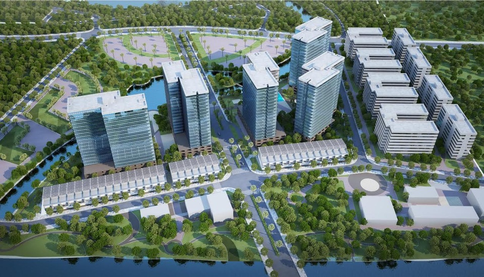 Bất động sản khu Nam đón cơ hội mới - 1 Phối cảnh khu đô thị Mizuki Park quy mô 26 ha thiết kế theo mô hình thành phố tiện ích mang phong cách nghỉ dưỡng của chủ đầu tư Nam Long