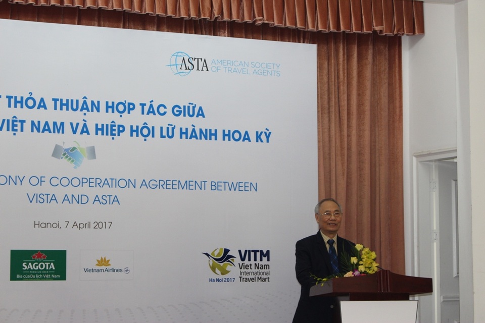 Hiệp hội lữ hành Việt Nam và Hiệp hội Lữ hành Mỹ hợp tác thúc đẩy du lịch - 1 Ông Vũ Thế Bình, Chủ tịch hiệp Hội Lữ hành Việt Nam cho rằng thị trường du lịch Hoa Kỳ có nhiều tiềm năng.