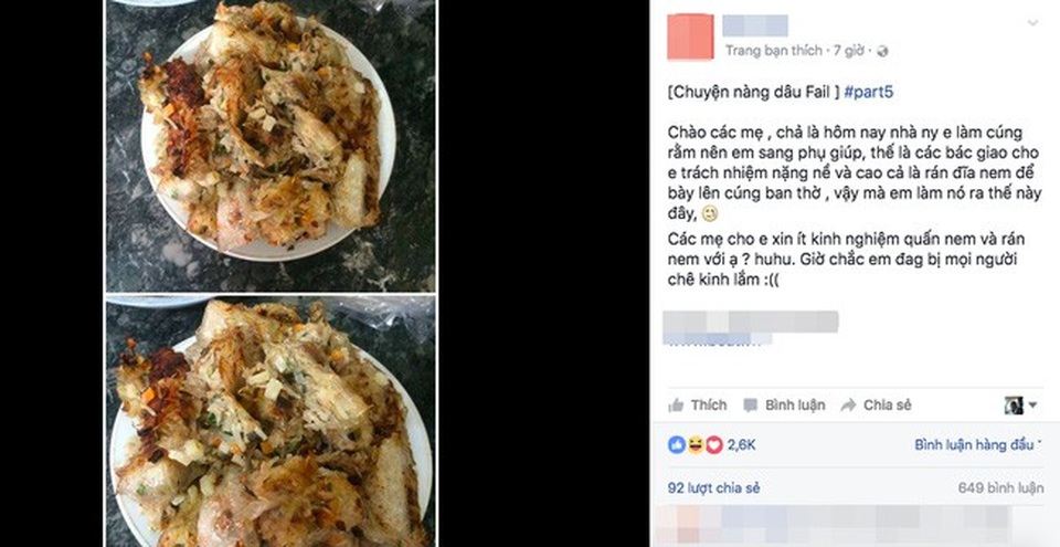 Cười nghiêng ngả với những món ăn "bá đạo" của nàng dâu ra mắt mẹ chồng - 11 Món nem rán bị biến dạng đến không nhận ra!
