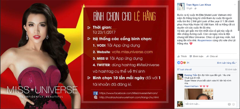 Á hậu Lệ Hằng rưng rưng nhớ Tết Việt trên đất Philippines - 6 ... Lan Khuê tiếp sức Lệ Hằng.