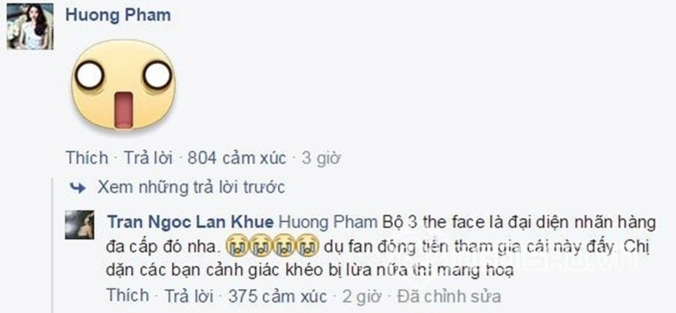 Trước Mỹ Linh, Công Lý cùng hàng loạt sao Việt từng bị lợi dụng hình ảnh - 8 Phạm Hương cũng ngỡ ngàng vì thông tin trên.