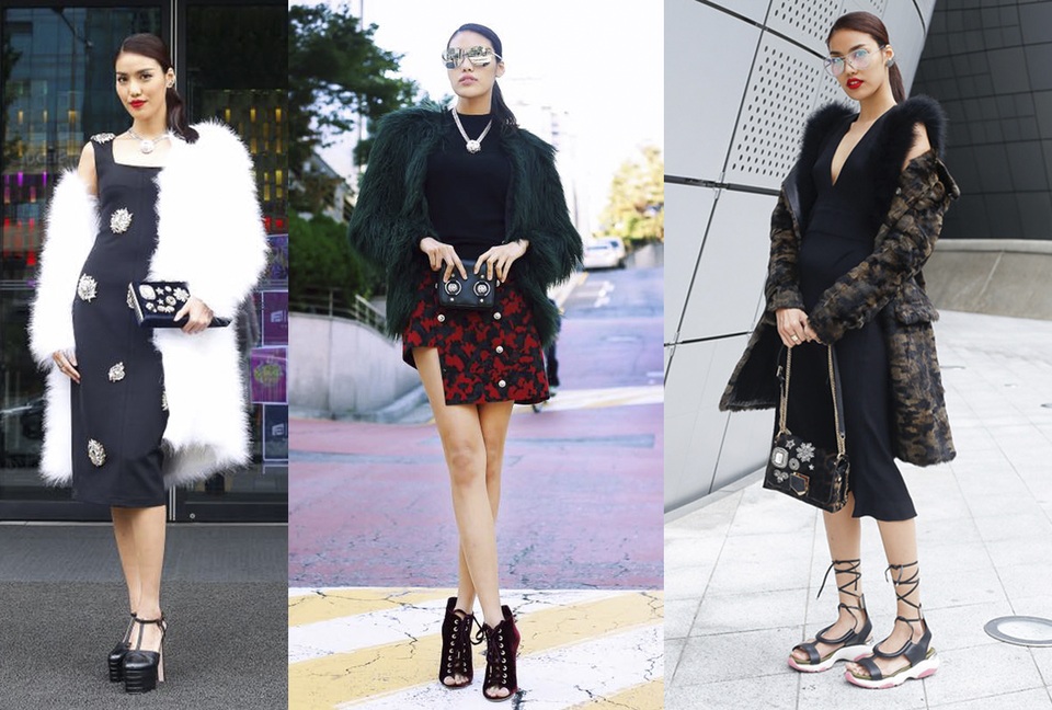 Cuối năm 2016, Lan Khuê liên tục “chinh chiến” tại các nước với những bộ cánh hàng hiệu “chất lừ” từ đầu đến chân, cùng lối trang điểm hài hòa, chừng mực. Sẽ không ngoa khi nói rằng Lan Khuê là người đẹp thông minh và rất biết xác định điểm dừng cho mình.