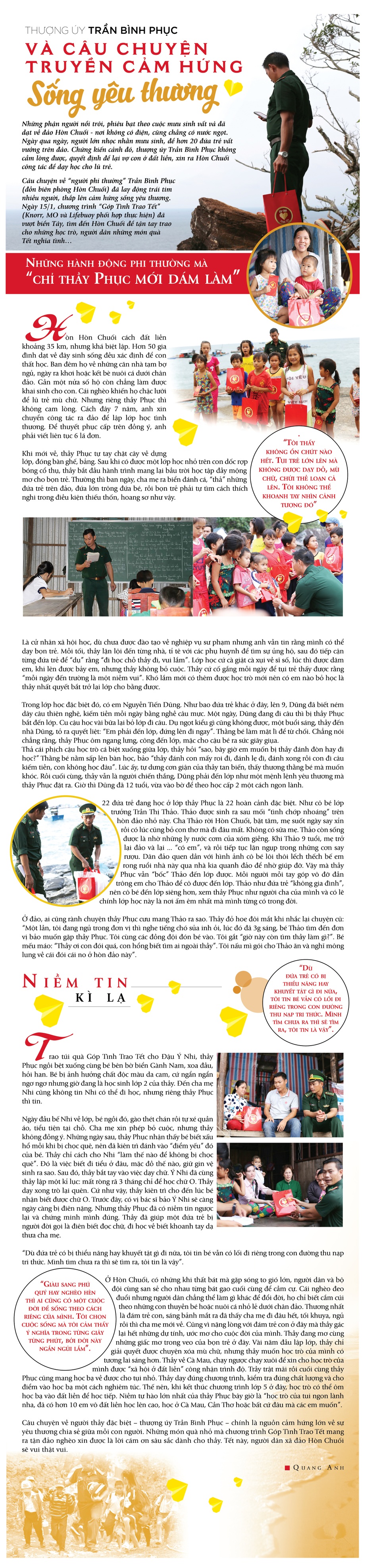 Sự chia sẻ dù lớn hay nhỏ đều tạo ra thay đổi diệu kỳ trong cuộc sống - 1