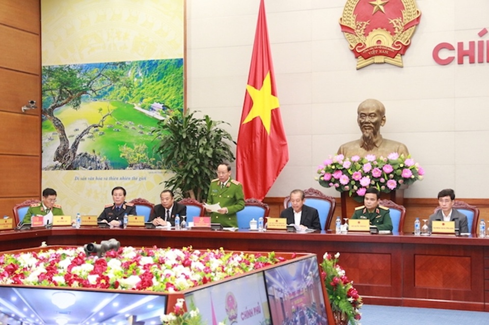 Bộ Công an “điểm mặt” tham nhũng tiềm ẩn trong khối doanh nghiệp nhà nước - 1 Thượng tướng Lê Quý Vương - Thứ trưởng Bộ Công an phát biểu tại hội nghị.