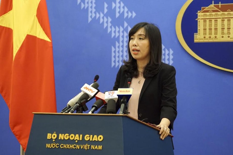 Quan hệ Việt - Mỹ tiếp tục phát triển từ khi ông Donald Trump lên nắm quyền - 1
Người phát ngôn Bộ Ngoại giao Việt Nam Lê Thị Thu Hằng (Ảnh: Hữu Nghị)