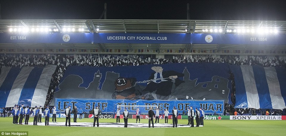 Những khoảnh khắc Leicester viết tiếp câu chuyện cổ tích ở Champions League - 1
Sân King Power sẵn sàng cho trận đấu lịch sử của Leicetser